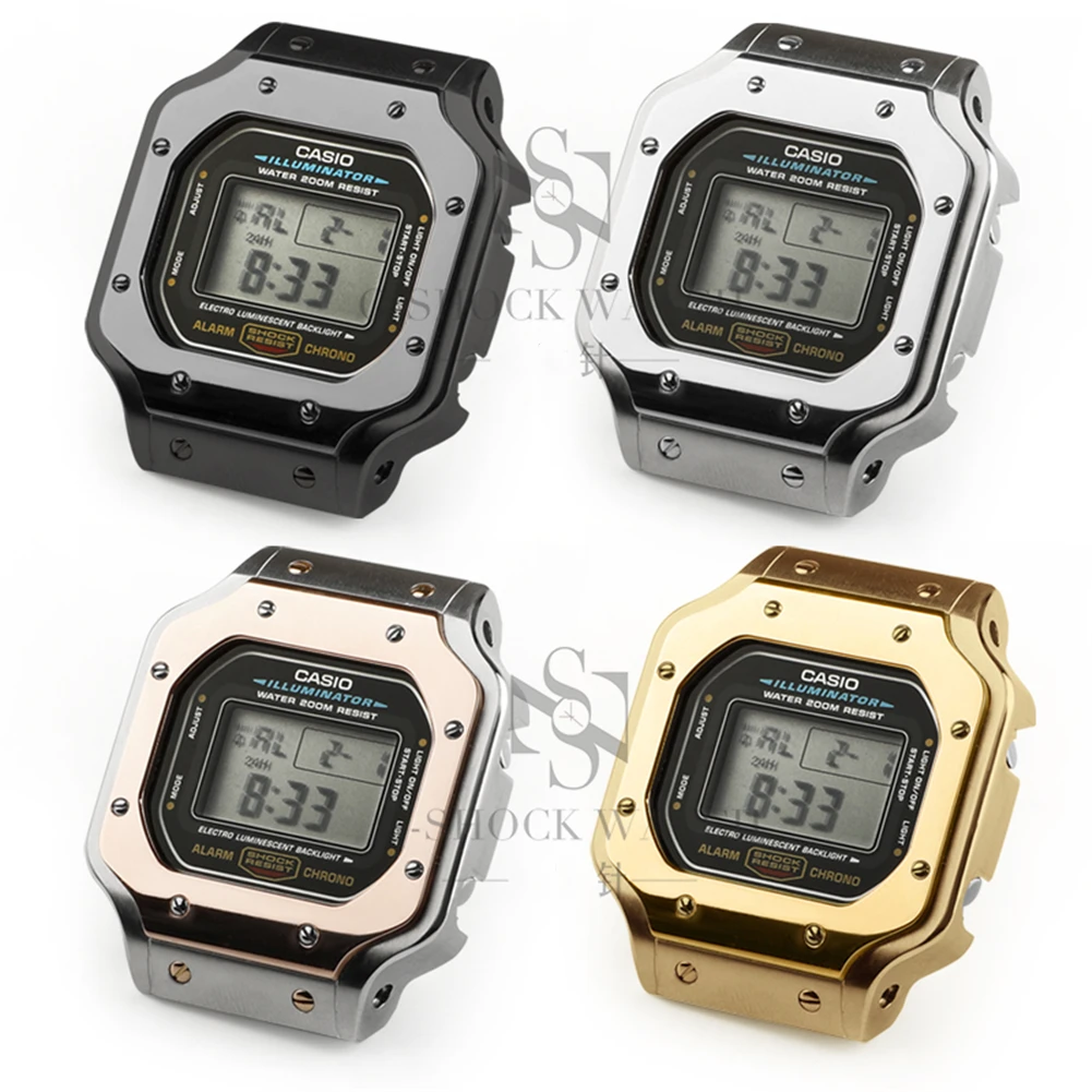 Ремешок для часов из нержавеющей стали для Casio DW 5600 | АлиЭкспресс