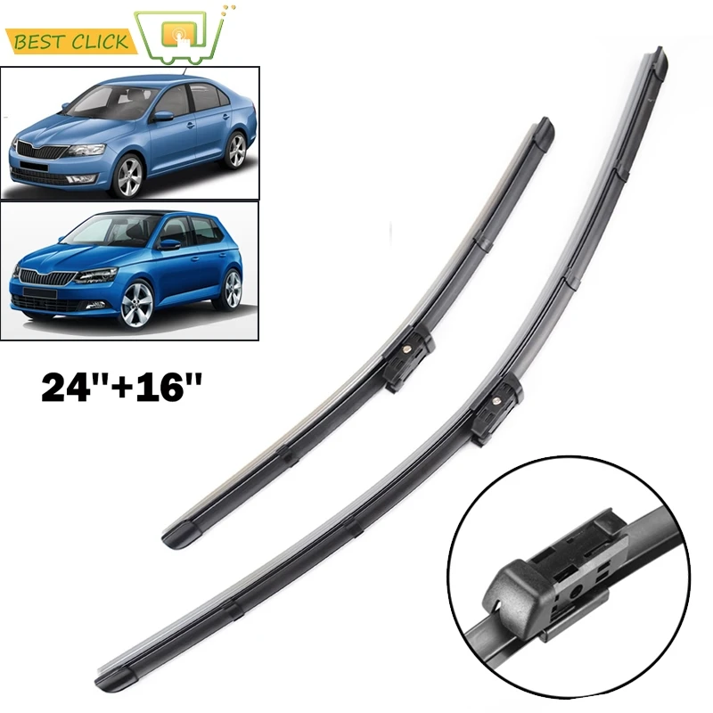 

Щетки стеклоочистителя Misima для Skoda Fabia 2015 2016 2017, передний стеклоочиститель для Skoda Rapid 2012 2013 2014-2017