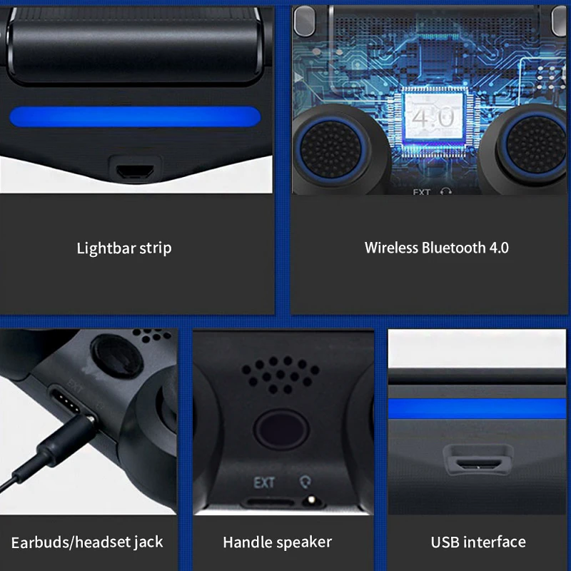 Беспроводной пульт дистанционного управления для Ps4 геймпад 6 осей двойная