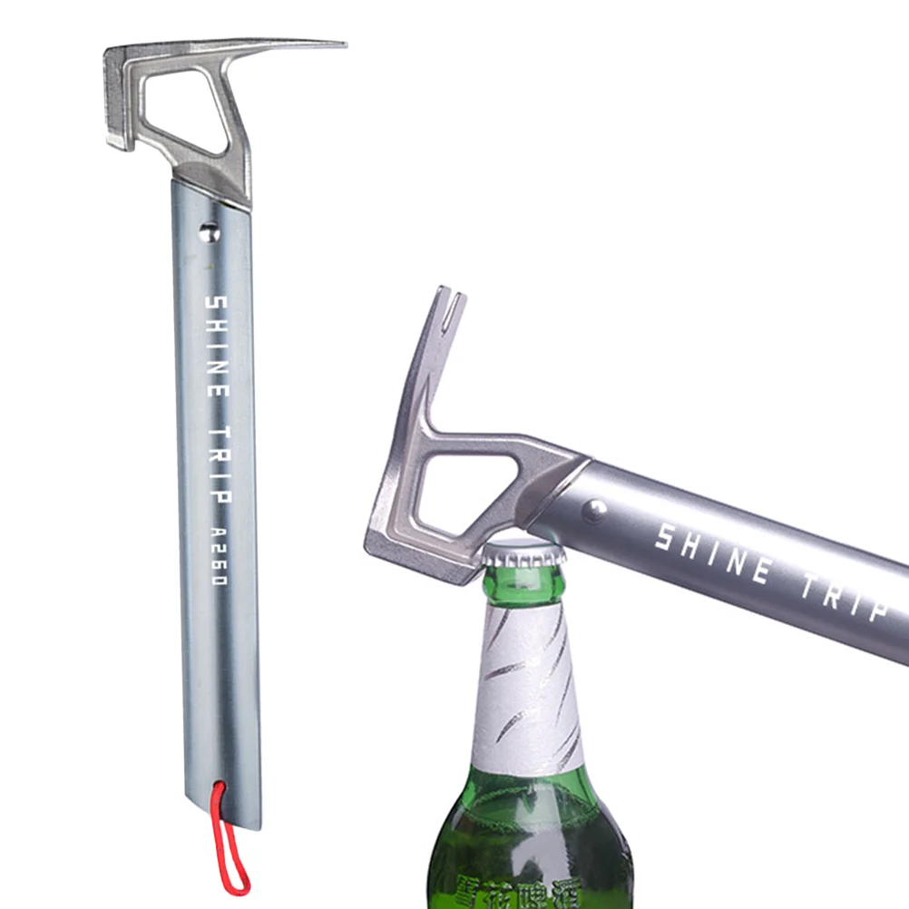 

Mountaineering Hammer Aluminum Camping Nail Hammer Puller Nail Hammer Tent Canopy Outdoor Tent Camping