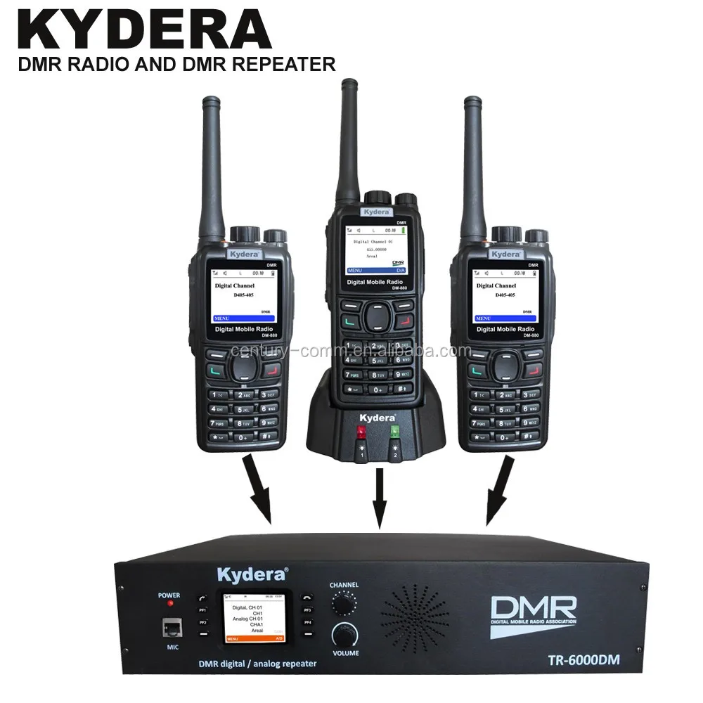 Цифровой мобильный двусторонний радиоприемник и передатчик DMR KYDERA DM880