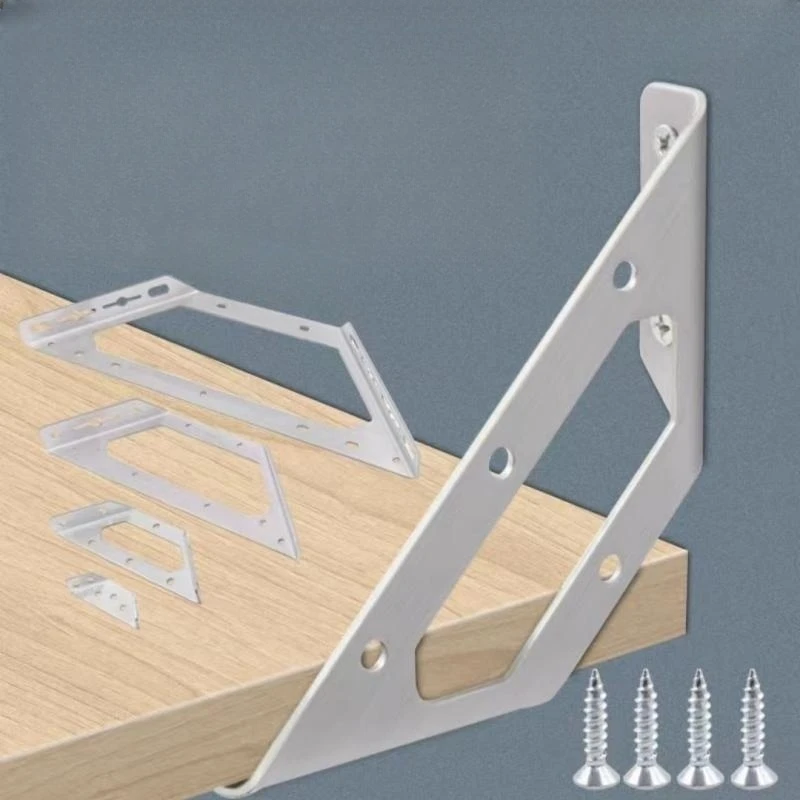 

Universal Furniture Corner Connector Stainless Steel Corner Code Fastener Triangular Support Corner Bracket Furniture fittings
