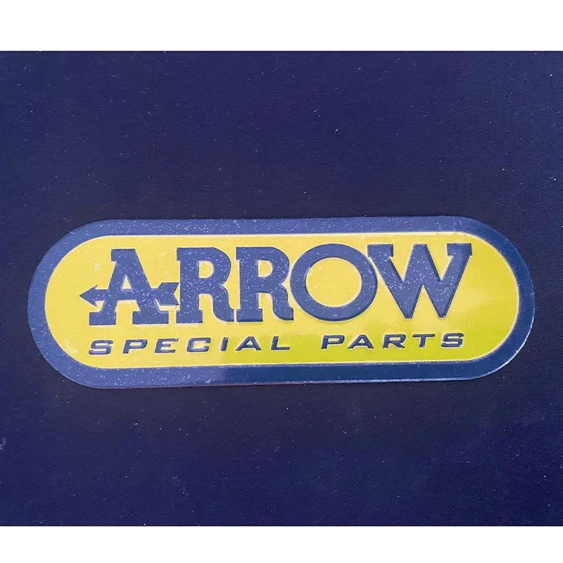 

Наклейки на выхлопную трубу мотоцикла, 3D термостойкая наклейка на глушитель для Yamaha Honda Moto Arrow, аксессуары с логотипом, модифицированные детали