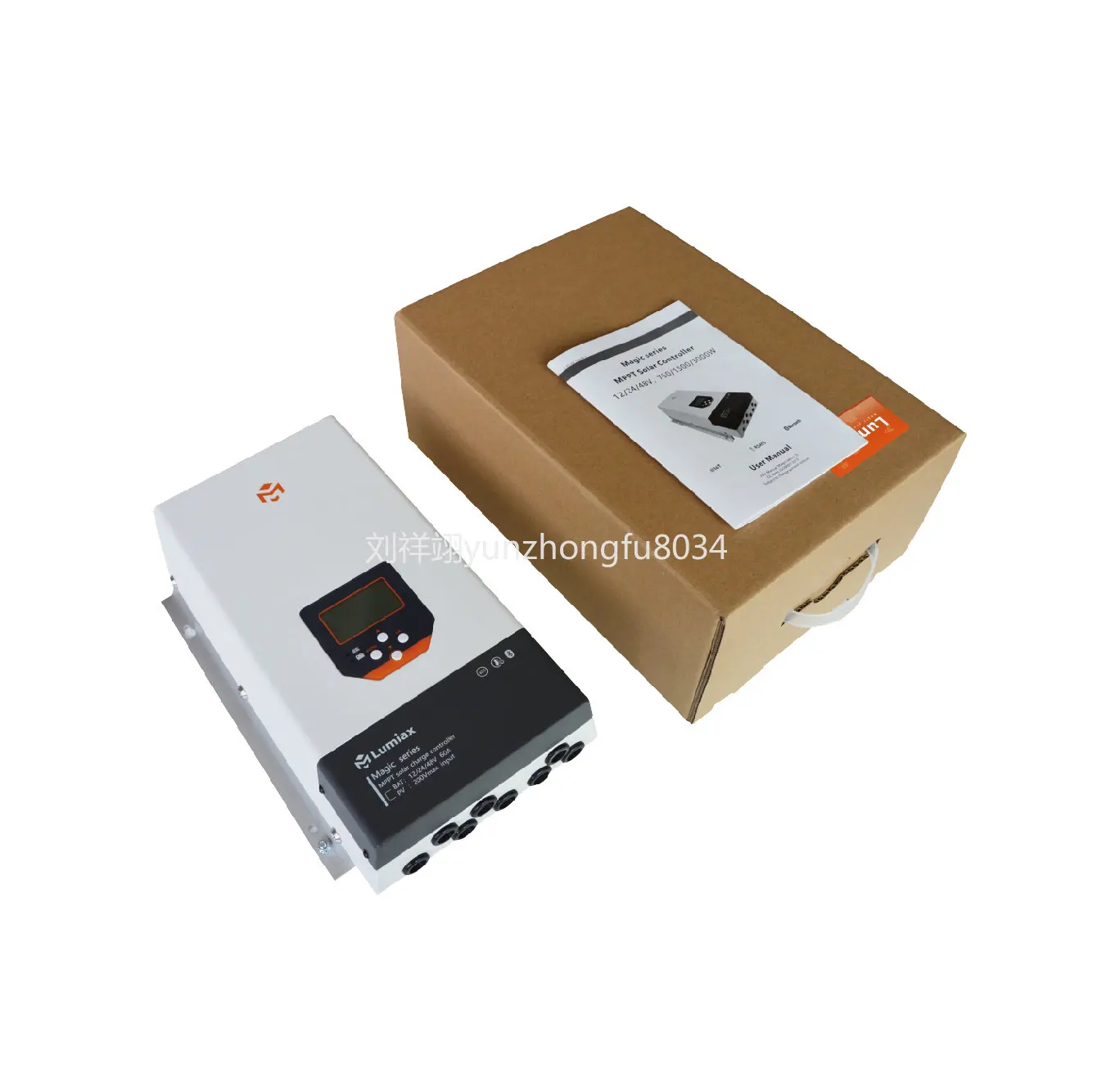 

60A MPPT 12В 24В 48В mppt Контроллер заряда солнечной энергии 60a ЖК-дисплей