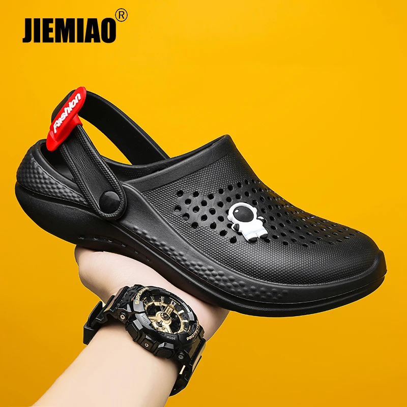 

JIEMIAO Men Women Sandals Breathable Home Slippers Outdoor Fashion Clogs Garden Shoes Lightweight Casual Sneakers