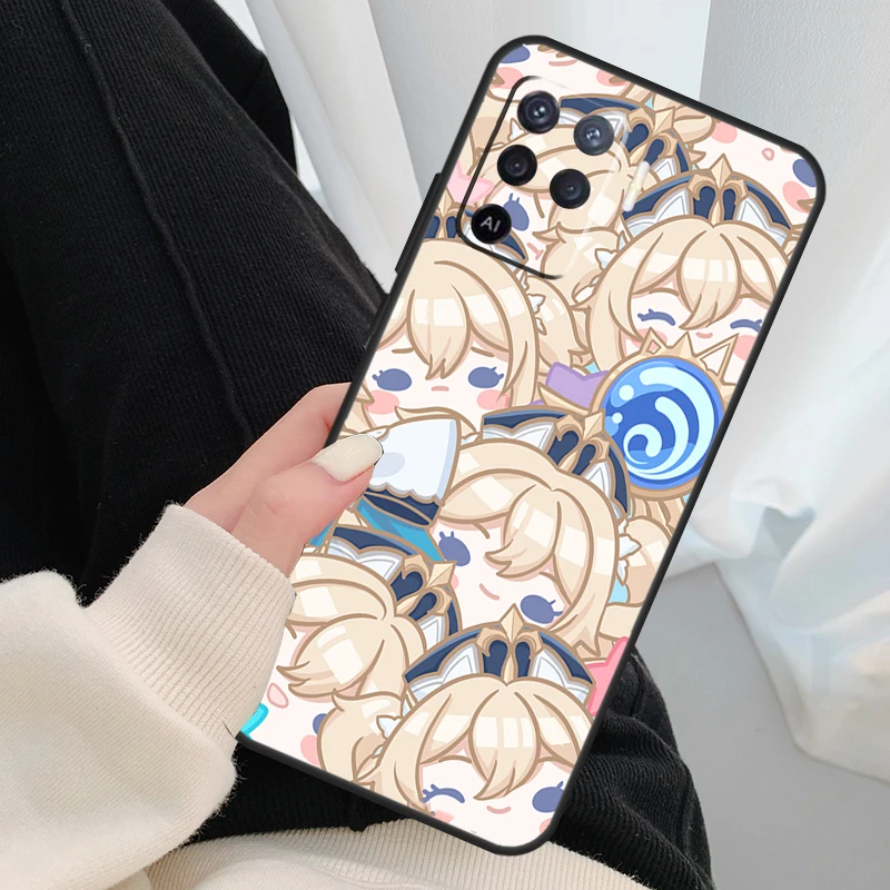 Ударная игра Genshin для OPPO Find X3 X5 Pro A5 A9 A31 A53 A15 A16 A52 A72 A83 A91 A93 A94 A54 A74 A53S