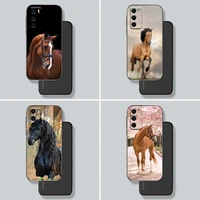 galloping horse animal painting case for huawei p30 p40 p10 p20 lite p50 pro psmart z 2019 2020 case funda silicone cover horses