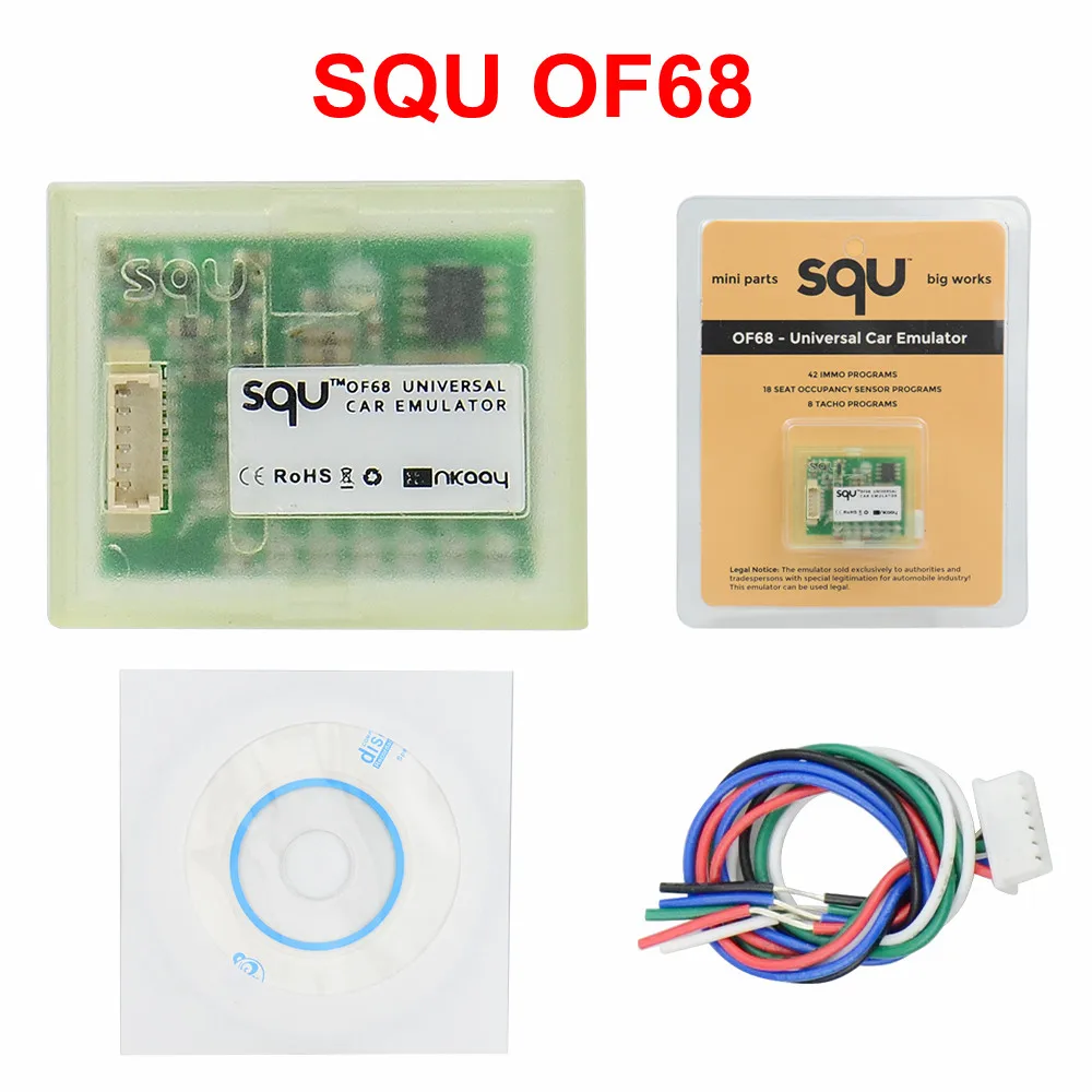 Новейший универсальный эмулятор SQU OF80 OF68 IMMO V96 для автомобилей CAN-BUS K-Line заполнения