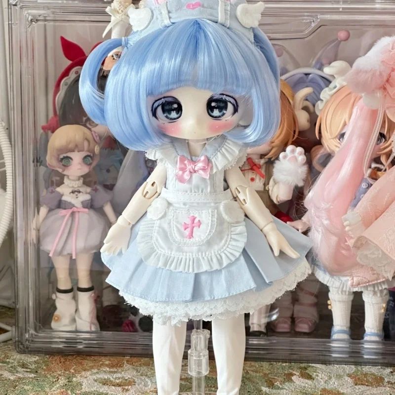 Фото В наличии: Оригинальная коллекционная фигурка BJD 1/6 Sweet Shopwindow со съемным париком, в слепой коробке, настольная, кавайная, с подвижными суставами, для декора, коллекционные игрушки, подарки №4
