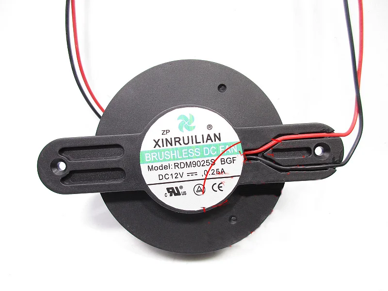 2-проводной охлаждающий вентилятор XINRUILIAN SCIENCE RDM9025S BGF DC12V 0.25A