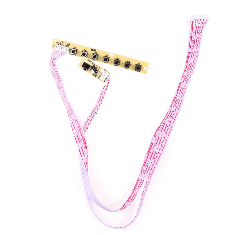 

14 Keys Keyboard Plate LCD TV Accordance Keypad With IR For V56 SKR Key Button