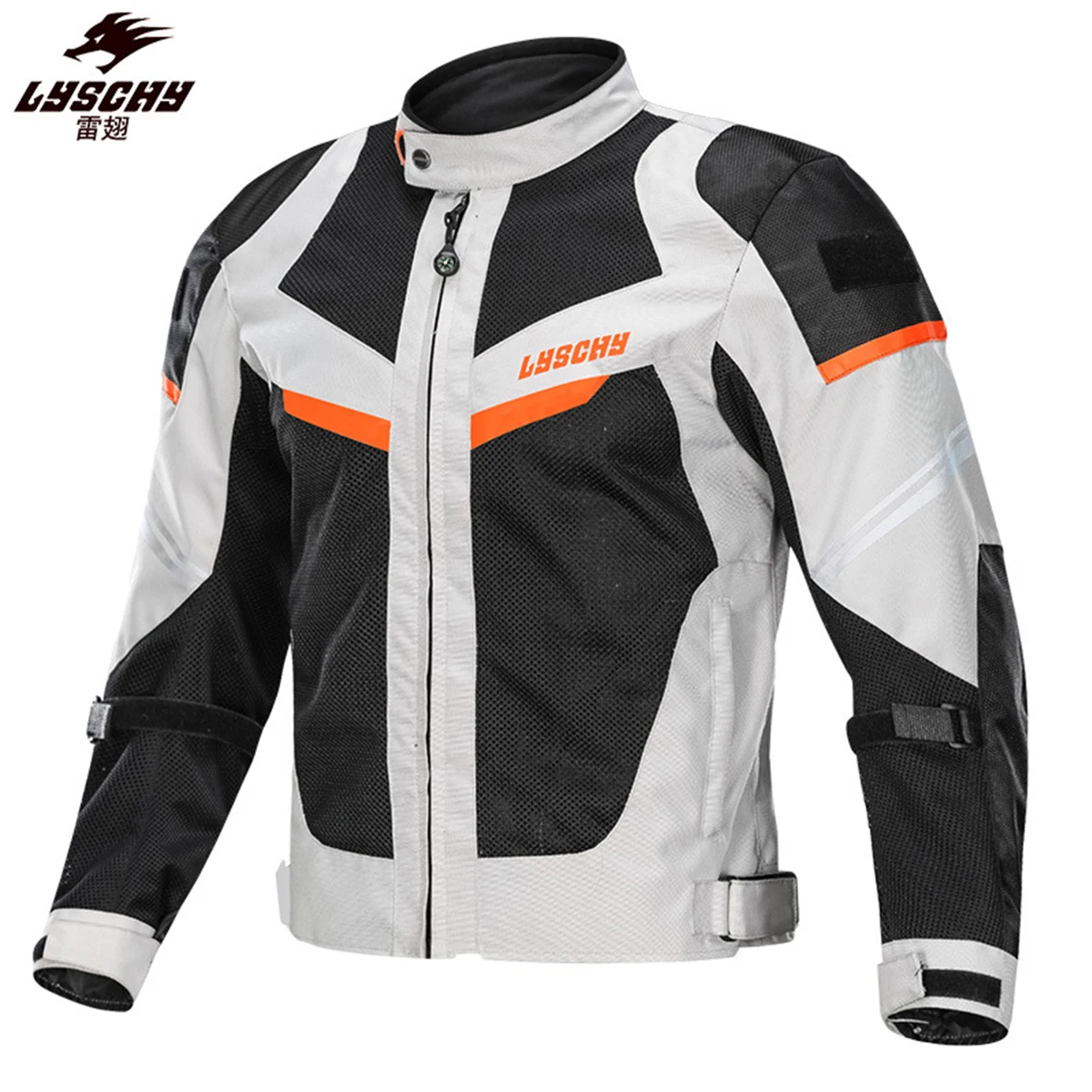 

Мотоциклетная куртка LYSCHY для мужчин, городская летняя защита, светоотражающая дышащая одежда, водонепроницаемое защитное снаряжение