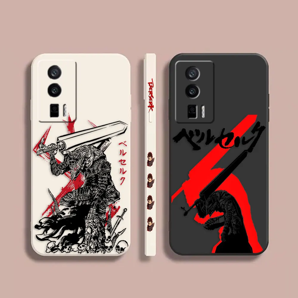 

Anime Guts Berserk Case For Redmi K60E K60 K50 K40S K40 K30 K20 12C 10C 9A 9 8 10X 10A 10 Pro 4G 5G Gaming Case Funda Shell Capa