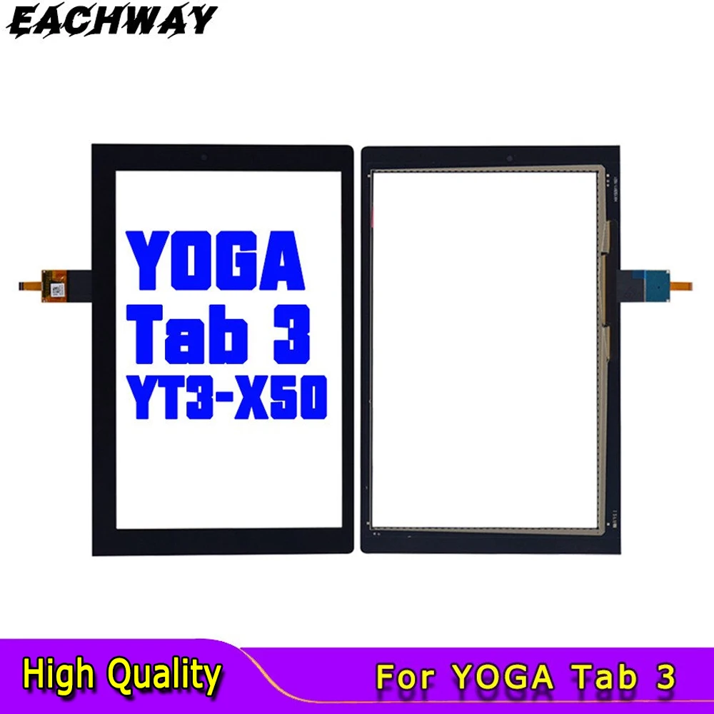 Новый сенсорный планшет для Lenovo YOGA Tab 3 YT3-X50, цифровой преобразователь сенсорного экрана 10,1 дюйма для Lenovo Tab3 YT3-X50F, запасные части Новый сенсорный планшет для Lenovo YOGA Tab 3 YT3-X50, цифровой преобразователь сенсорного экрана 10,1 дюйма для Lenovo Tab3 YT3-X50F, запасные части