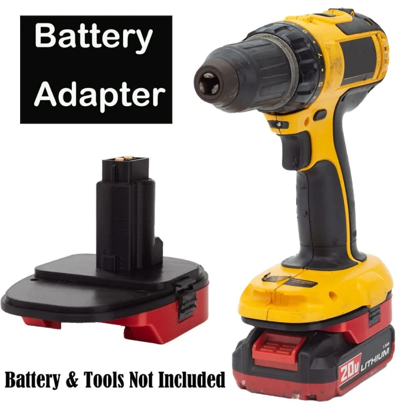 For Bauer 20V Li-ion Battery Adapter Converter to for Dewalt 18V XRP Power Tools (Not include tools and battery)
