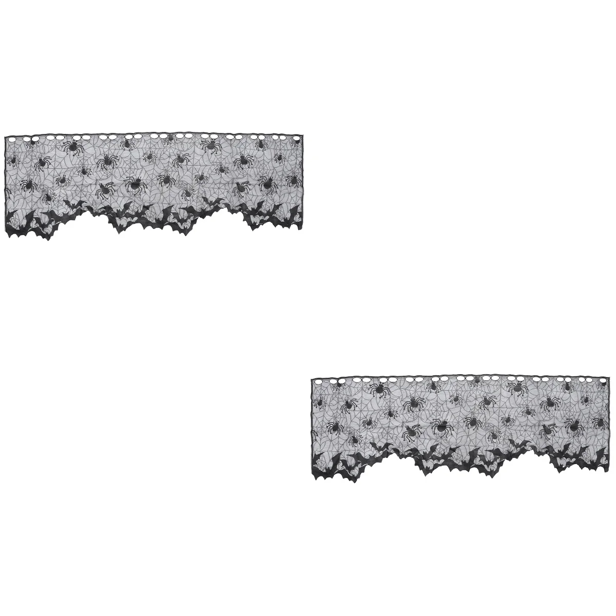 

2 Table Runner Panel Farmhouse Curtains Topper Valances Fireplace Cloth Decor