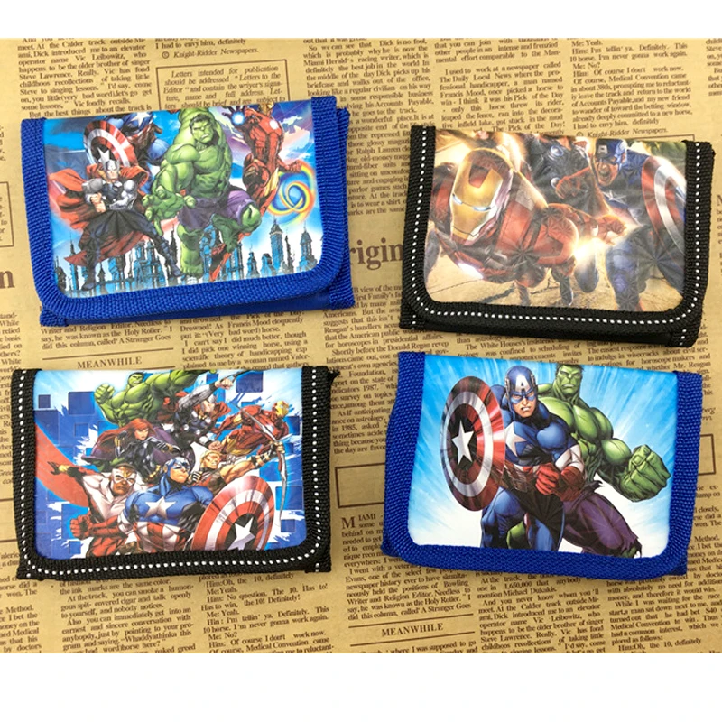 

12pcs/lot Avengers Theme Money Gifts Bags kids Favors Happy Birthday Party Baby Shower Decorations Cartoon DIY Cute Purse