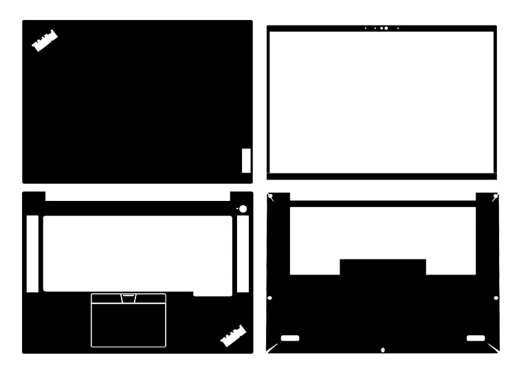 

KH углеродное волокно Виниловая наклейка для ноутбука кожаные наклейки защитный чехол для Lenovo ThinkPad X1 Extreme Gen4 выпуск 2021