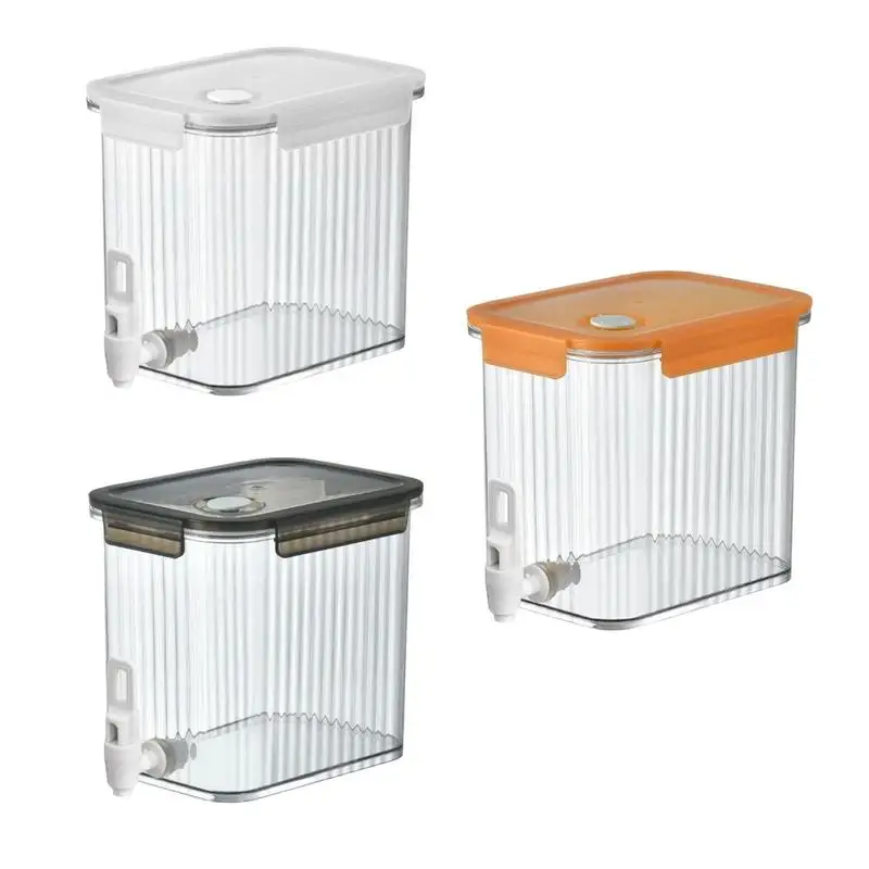 

Portable Drink Dispenser Cold Water Kettle Food Grade Iced Lemonade Juice Containers Beverage Dispenser Water Bucket for Fridge