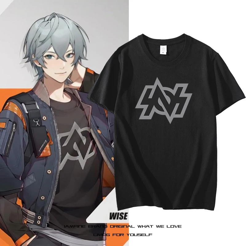 Новинка Аниме Zenless Zone Zero футболка унисекс 100% хлопок повседневные футболки