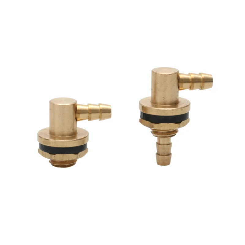 

2PCS Copper Fuel Nozzle Outer Dia 14mm Metal Oiler Length 18.5/26.5mm Long Short Oil Nipple for RC Model Tank Accessories