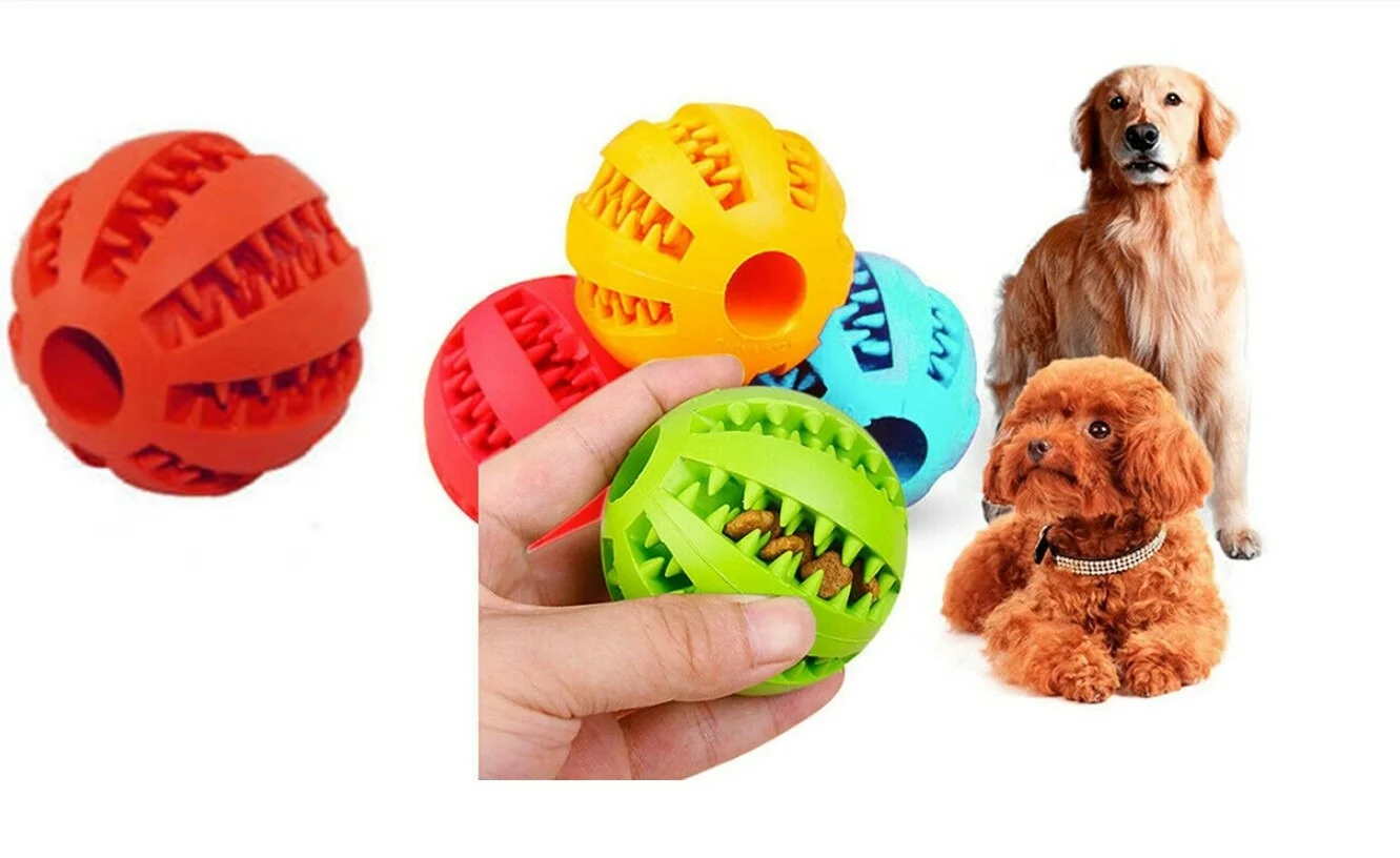 

2022 2022 Dog Pet Puzzle Toy Fun Tough Treat Ball Mental Food Dispenser