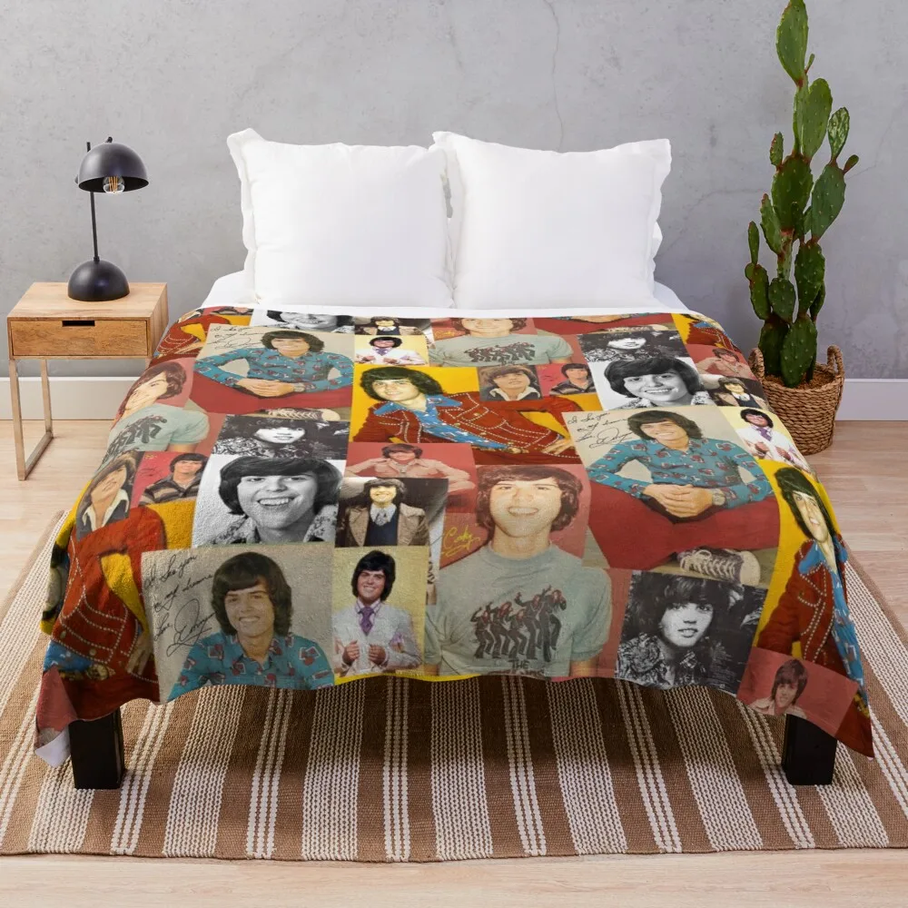 

Donny Osmond Collage Soft Flannel Sherpa Sherpa Summer Covering Blanket Throw for adult Children Kids on Bed Sofa Couch