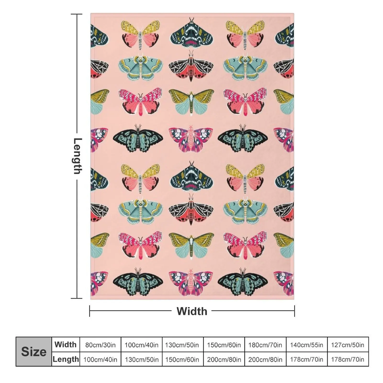 Покрывало Lepidoptery № 1 от Andrea Lauren Роскошное дизайнерское одеяло одеяла для детского