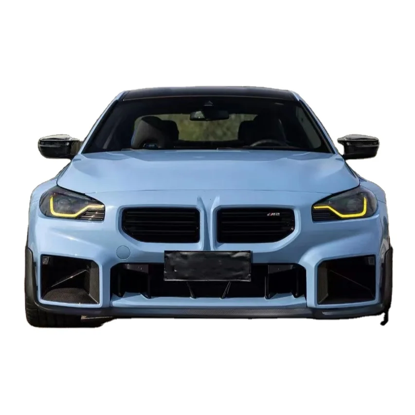 Bodykit для M2 G87 Kohlefaser-Bodykit Verbesserter MP-Style Kohlefaser-передний диффузор lippen-Bodykit