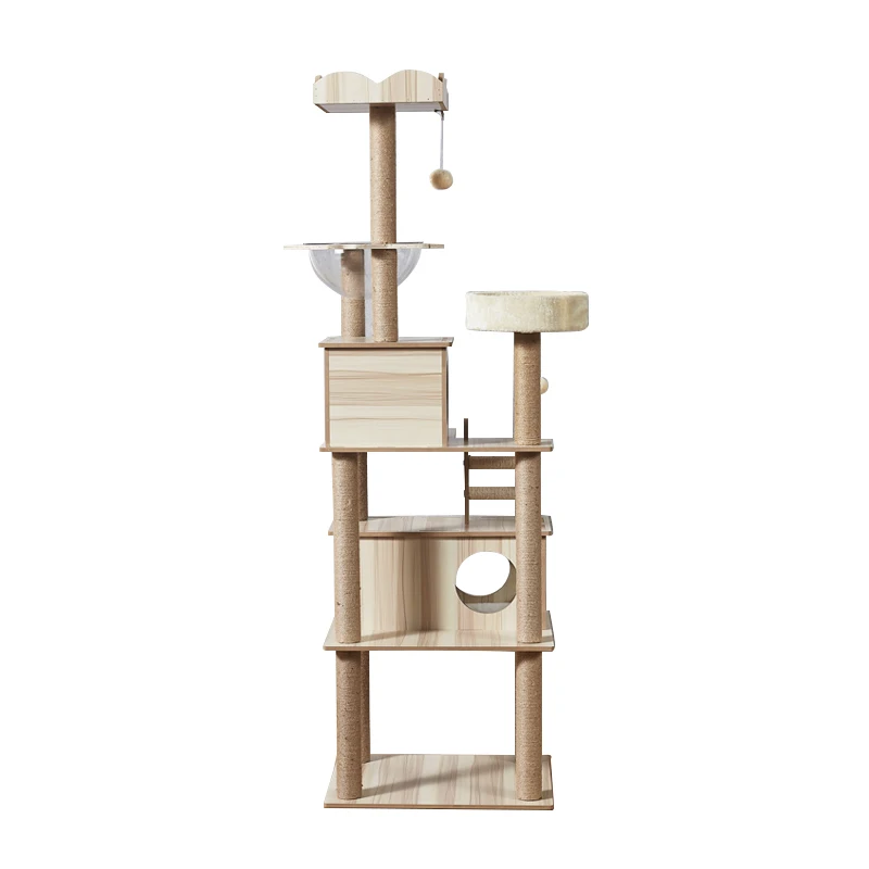 Роскошный деревянный домик для домашних животных клетка домики с акриловой