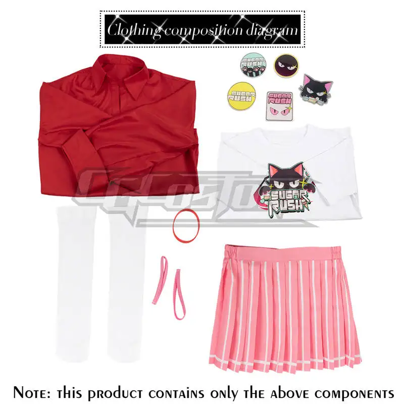 Синий архив Ibaraki Yoshimi Косплей Костюм Аниме Платья Рождество Хэллоуин Бесплатная