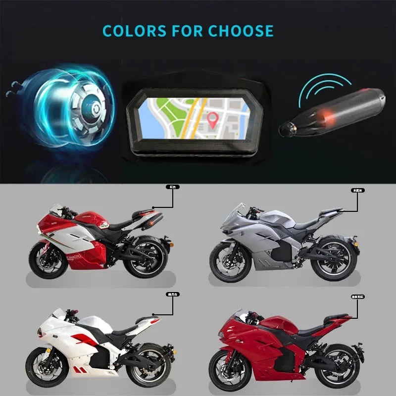 Дальний радиус действия Китай SKD Электрические мотоциклы оптом электрический