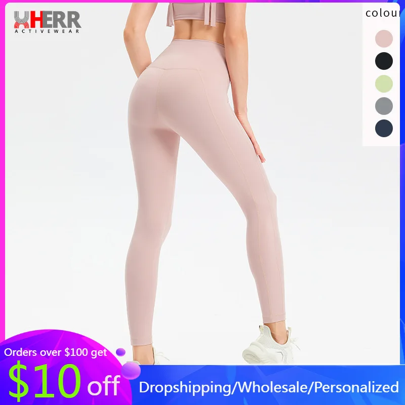 

Align Yoga Pants Women High Rise Skinny Gym Workout Leggings Square Proof Stretchy Compression Running Tights Clothes Leggins