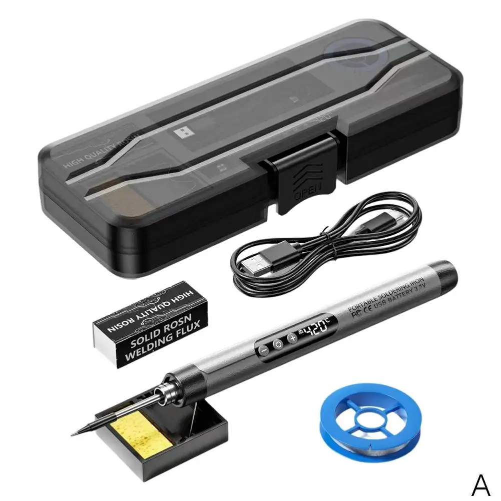

Type-C мини-цифровой USB-зарядный утюг портативный беспроводной комплект для ремонта бытовой техники DIY набор сварочных инструментов