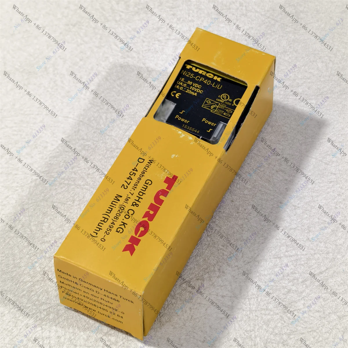 NI25-CP40-LIU Turck: Новый высококачественный индуктивный датчик приближения (art.: 3920d900ffe15) - 3920d900ffe15