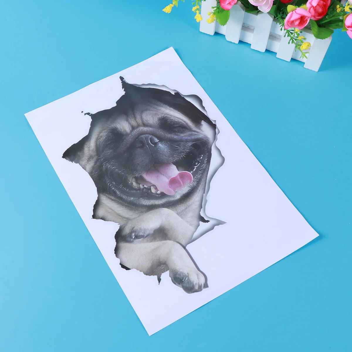 

3 D Skz Stickers Toilet Stickers Dog Wall Sticky Toilet Stickers 3D Dog 3d Stickers 3D Toilet Stickers Decorate