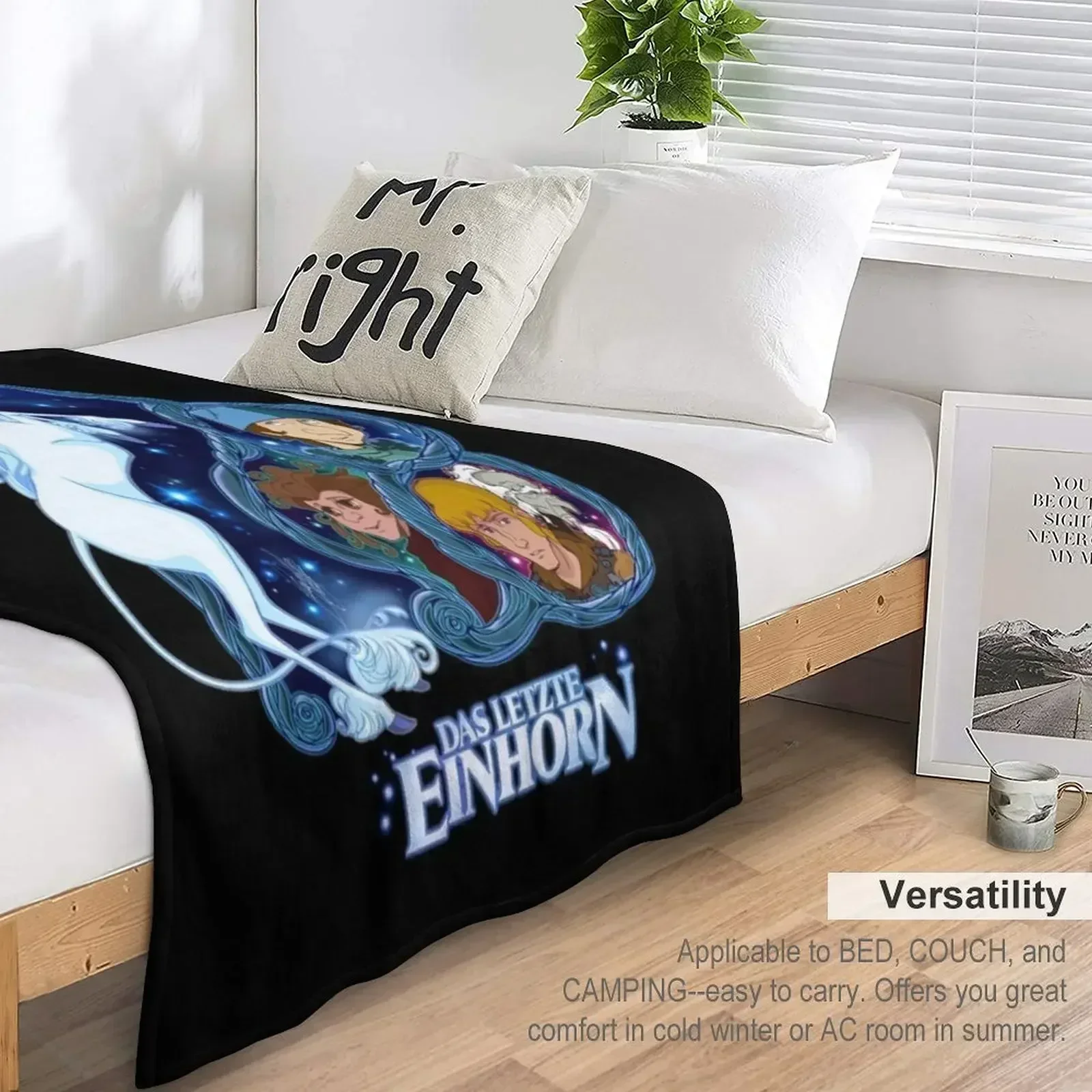 Das letzte Einhorn - немецкое одеяло для дивана зимние одеяла