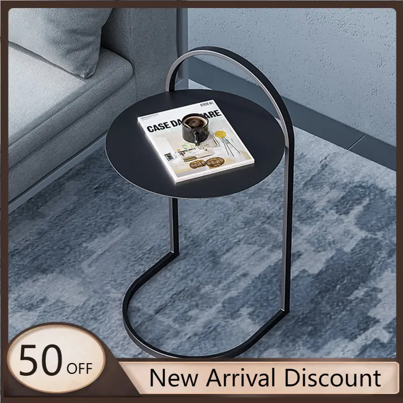 

Round Aesthetic Coffee Table Standing Design Bedroom Metal Legs Coffee Table Black Muebles Para El Hogar Balcony Furnlture