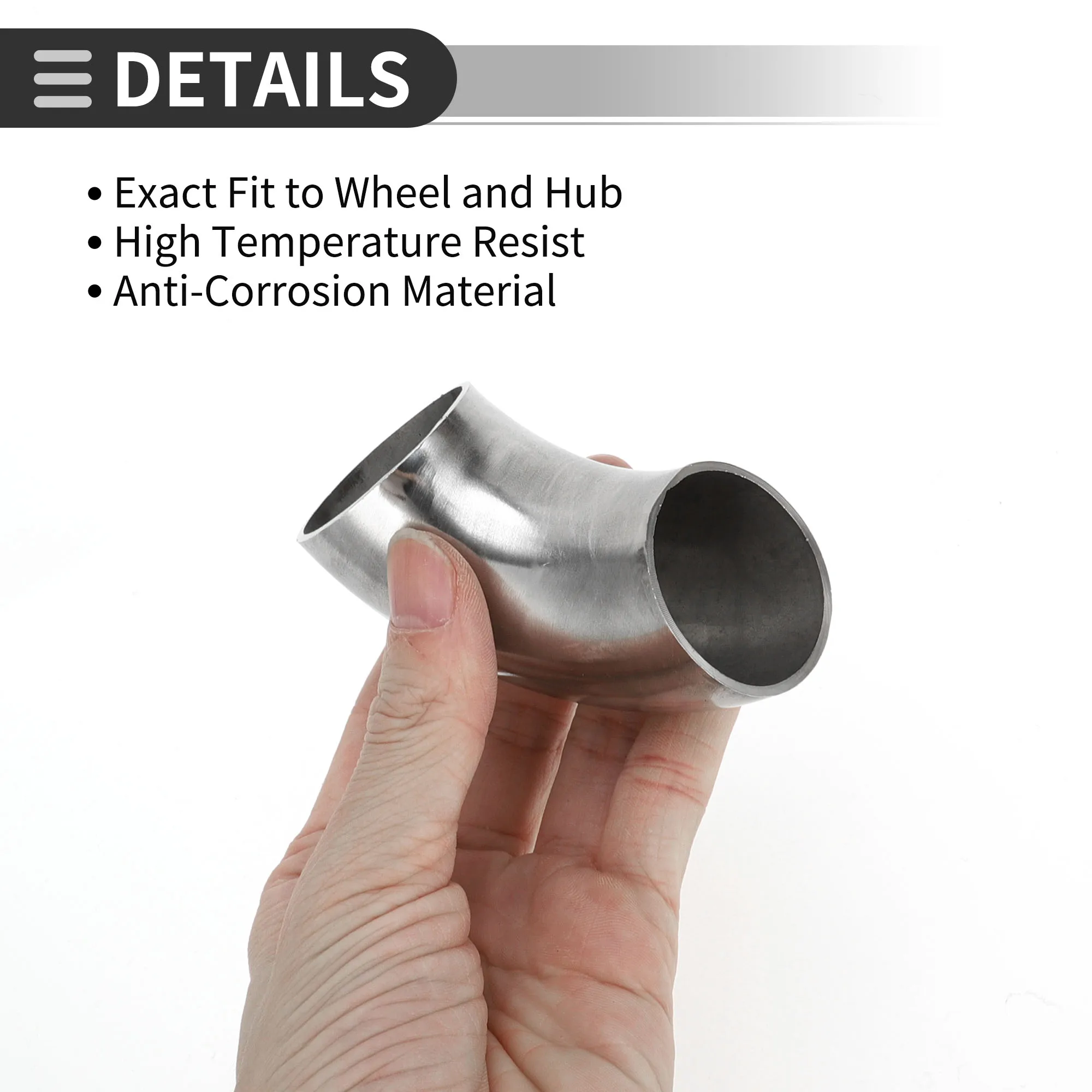 UXCELL от 19 мм до 89 изгиб оправки 90 градусов колено модифицированная выхлопная труба