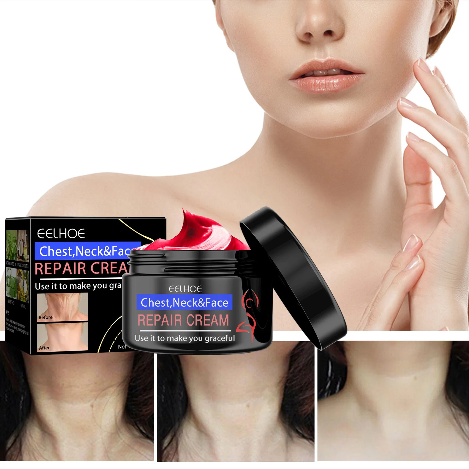 Крем для лица с эффектом потертости и омоложения |