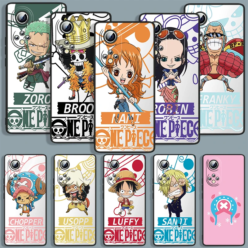 

Anime One Piece Character Phone Case For Huawei Honor 7A 7C 7S 8 8A 8C 8X 9 9A 9C 9X 9S Pro Prime MAX Lite Black luxury Back