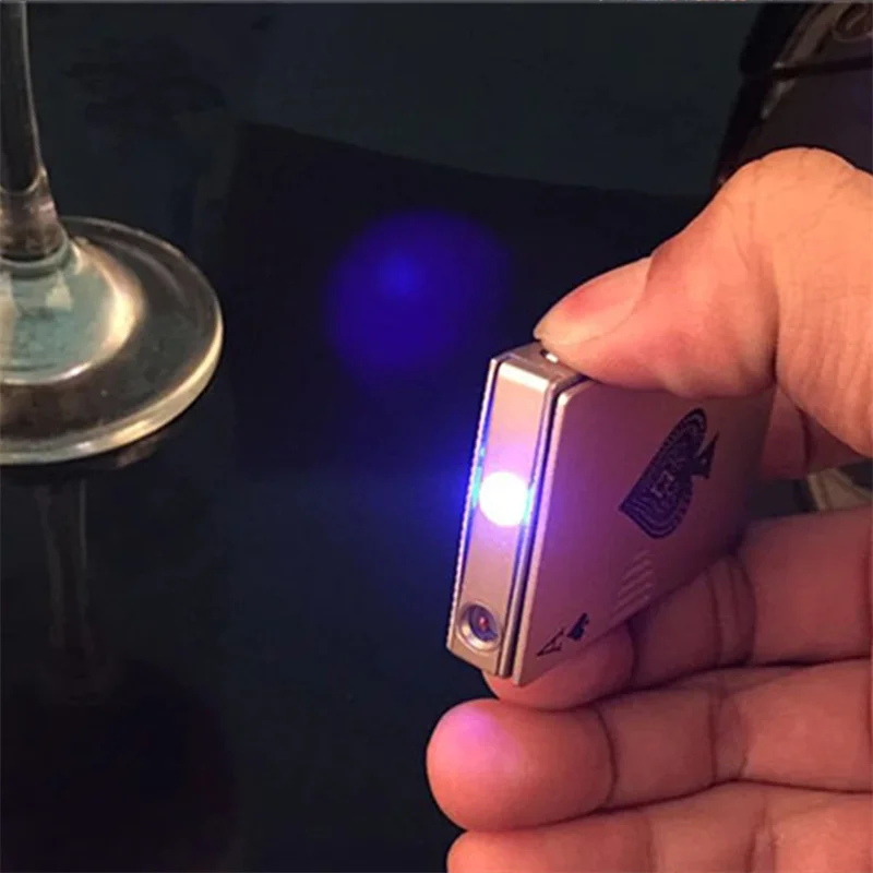 Creative Basketball Poker Cigarette Lighters Mini Torch Butane Jet Gas Lighter Smoking Accessories for Friends (Without Gas)