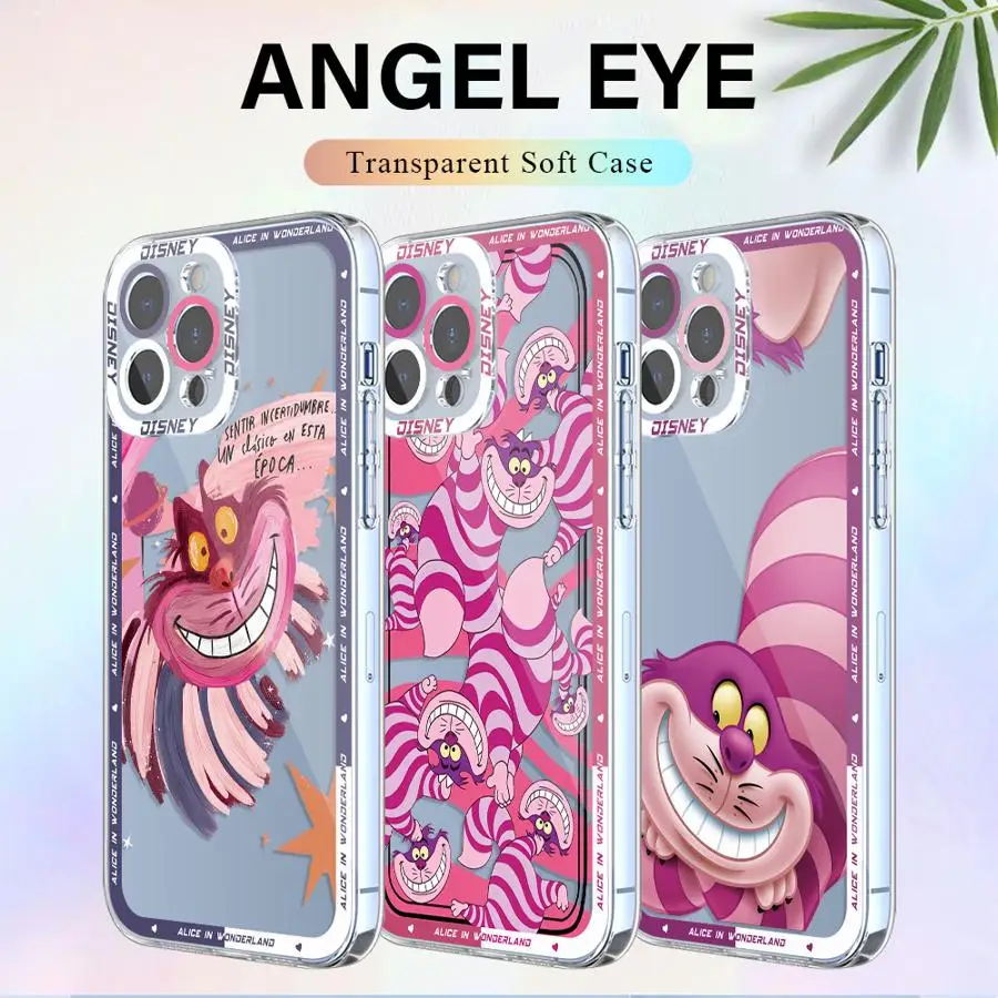 Disney Alice Cheshire Cat phone Case for Mi 11 Lite 5G 11T Pro Redmi 9A 10A 10C 12 4G 12C 13C 4G5G Poco X3 NFC Cover
