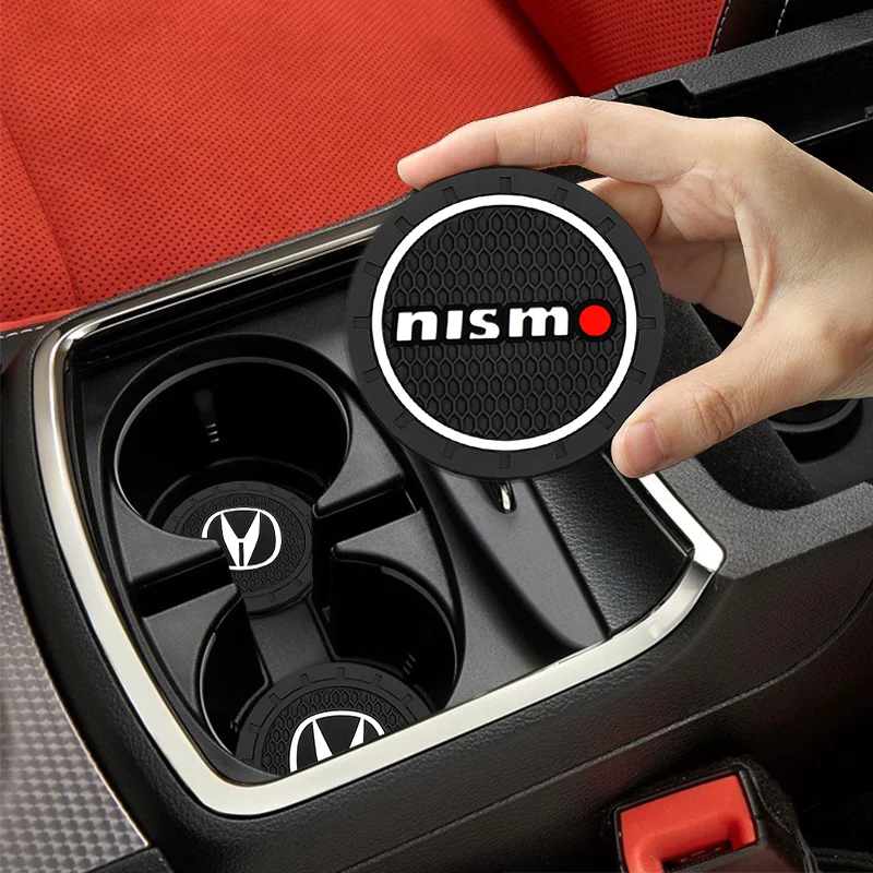 

1/2PCS Car Accessories Coaster Water Cup Holder Mat Decoration Pad for Jeep Renegade 2016 2017 2018 2019 Cherokee Compass Gadget