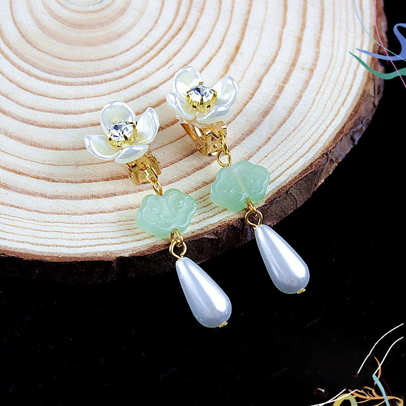 Ювелирные серьги принцессы без отверстий для маленьких девочек детские