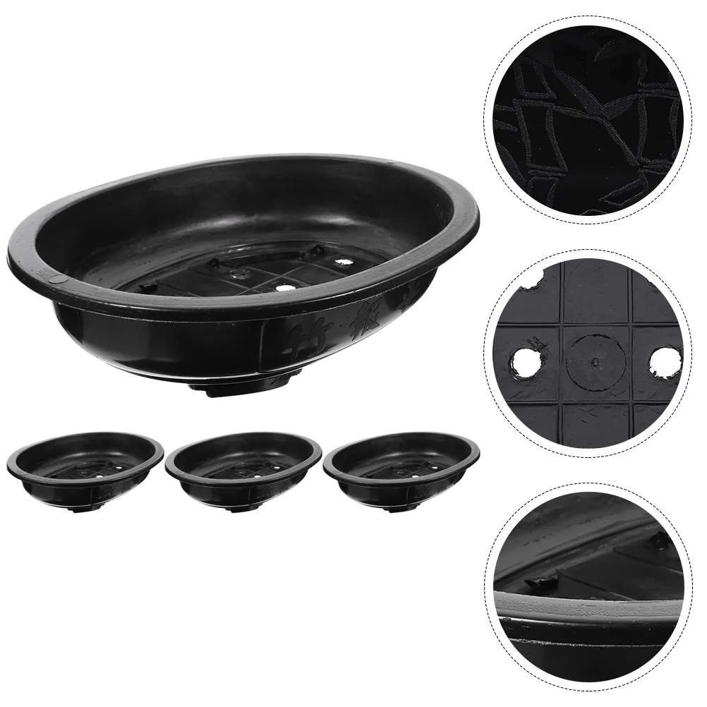 

Bonsai Training Pot Oval Flower Hanging Succulent Planter Household Large Flowerpot