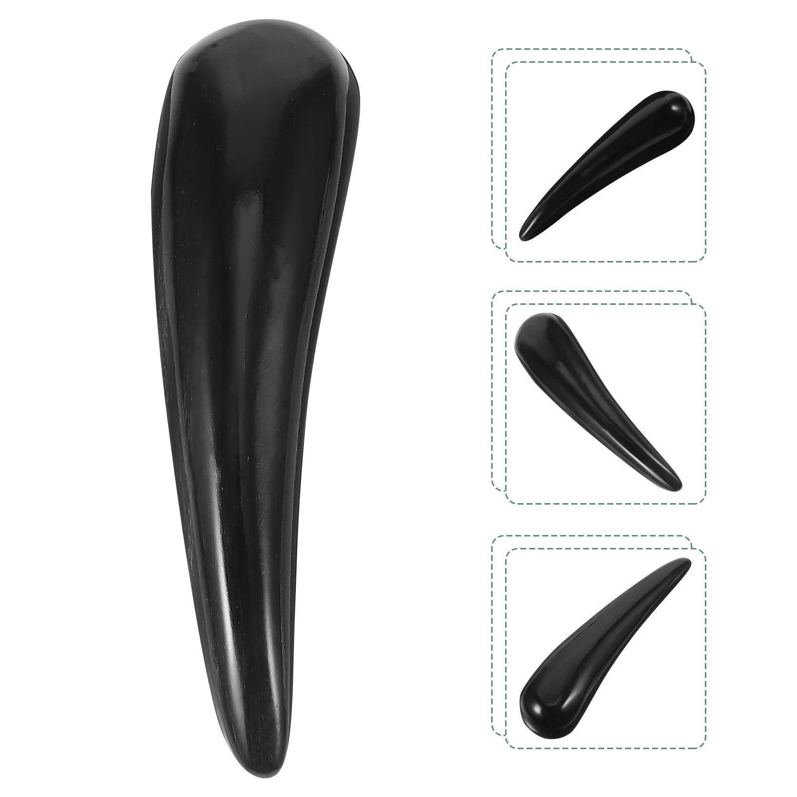 

1pc Ox Horn Foot Body Acupressure Scrapping Rod Tool Massager for Man Spa