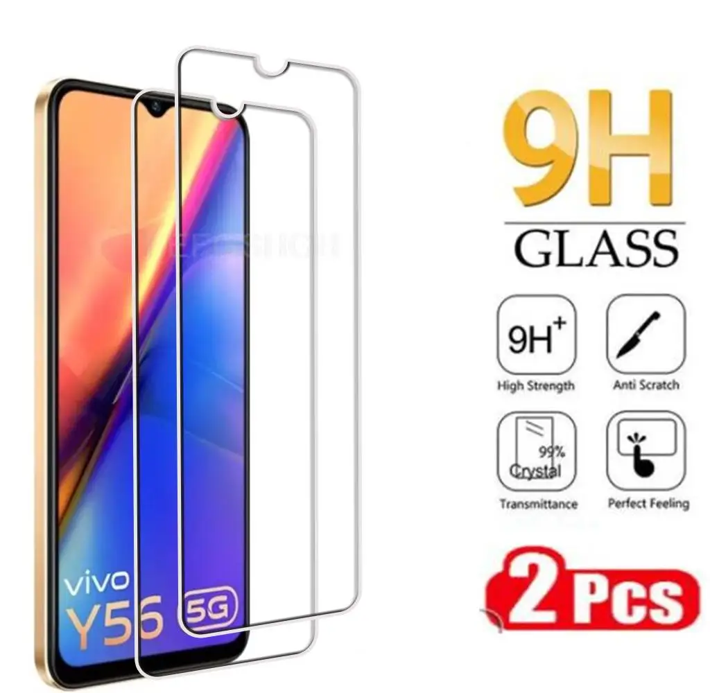 

Оригинальное защитное закаленное стекло для Vivo Y56 5G Vivo Y56 Y 56 VivoY56 5G, защитная пленка для экрана, 2 шт.