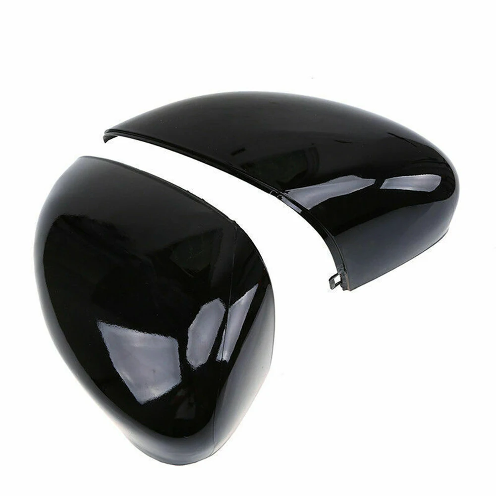 

2Pcs Gloss Black Side Door Wing Mirror Cover Cap For Ford Fiesta MK7 2008-2017 For Ford Fiesta Van With Signal Lamp 2012-2017