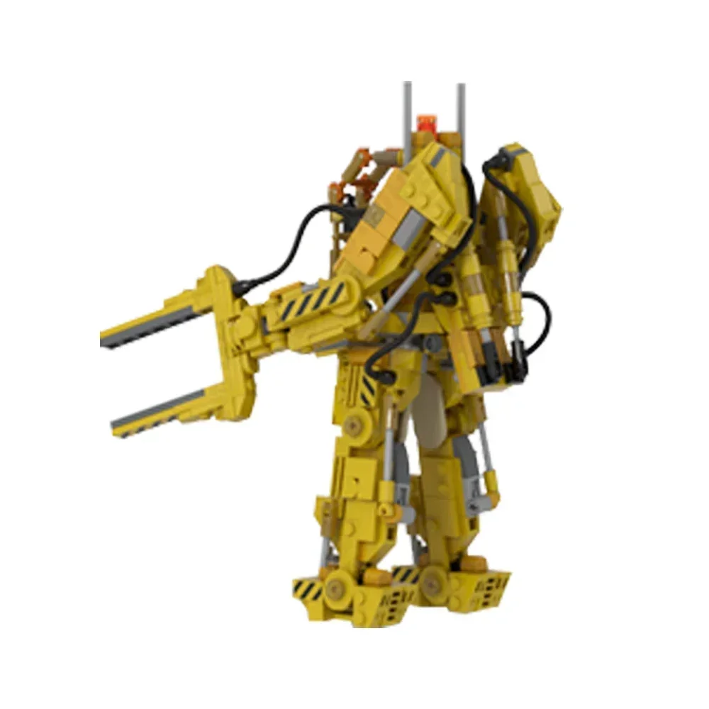 Gobricks MOC Series Micro Aliens PART V: Мини-размер P-5000 с питанием, рабочий погрузчик, робот, строительный блок, кирпичи, набор игрушек для подарков (art.: 3920cbcbe02b0) - 3920cbcbe02b0